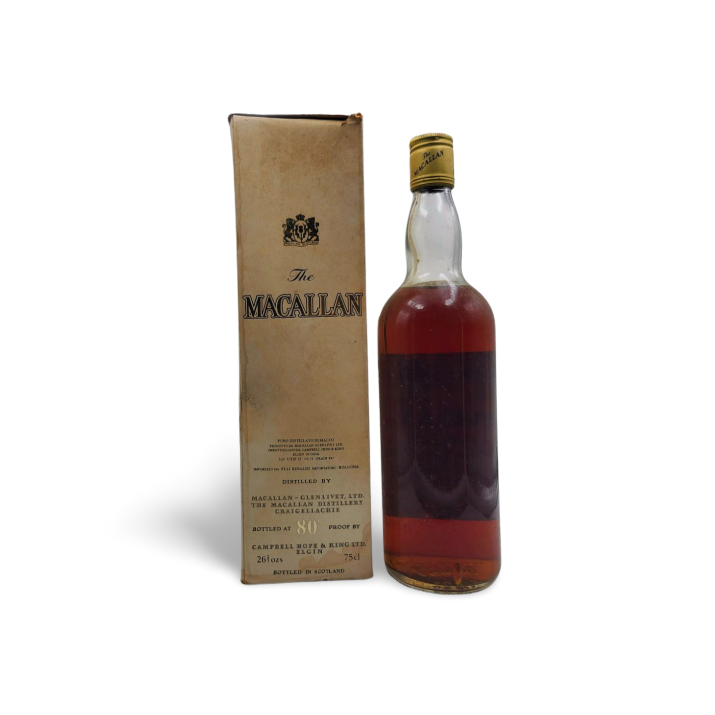 Macallan 1962 Campbell, Hope and King 80 Proof / Rinaldi Import
