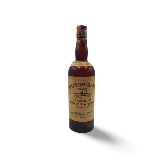 Miltonduff 13 Year Old Liqueur Scotch 1950s-60s / Salengo Import