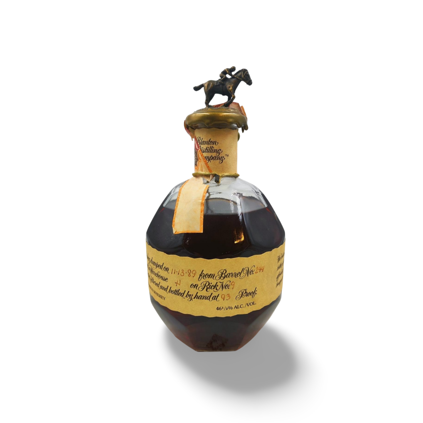 Blanton Kentucky Straight Bourbon Whiskey 1980s