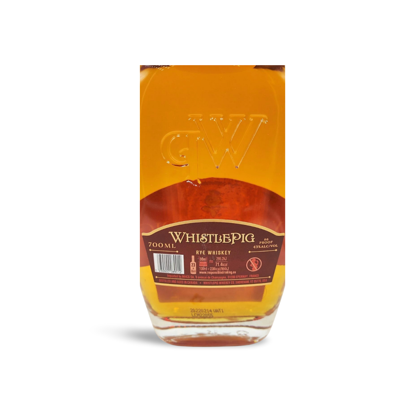 Whistlepig 12 years old "Old World Rye wine cask finished" con scatola