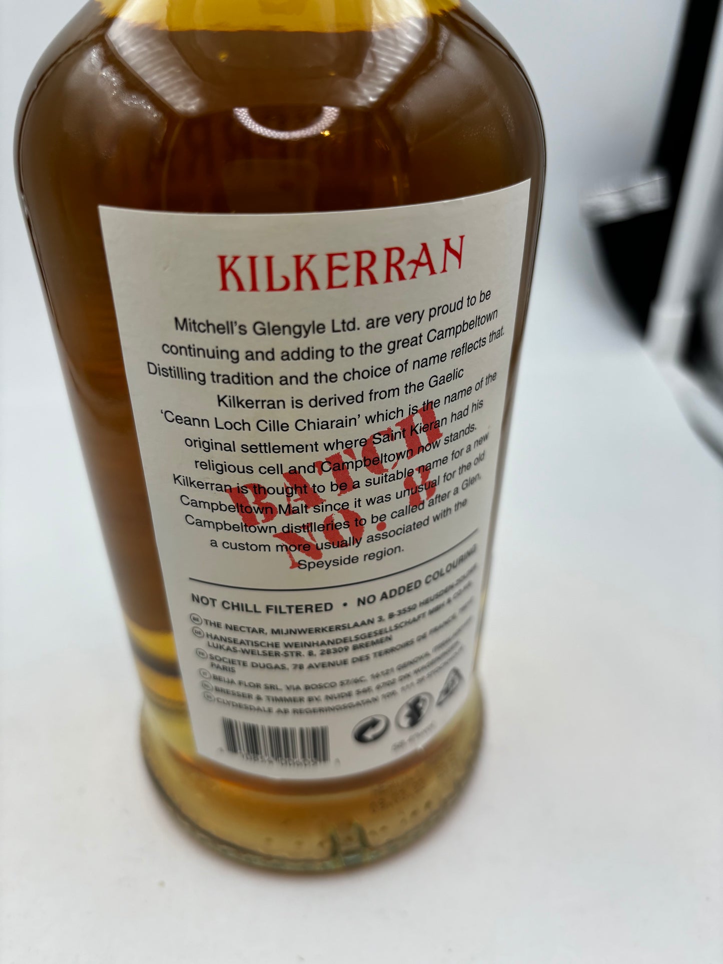 Kilkerran Heavily peated Batch n°8