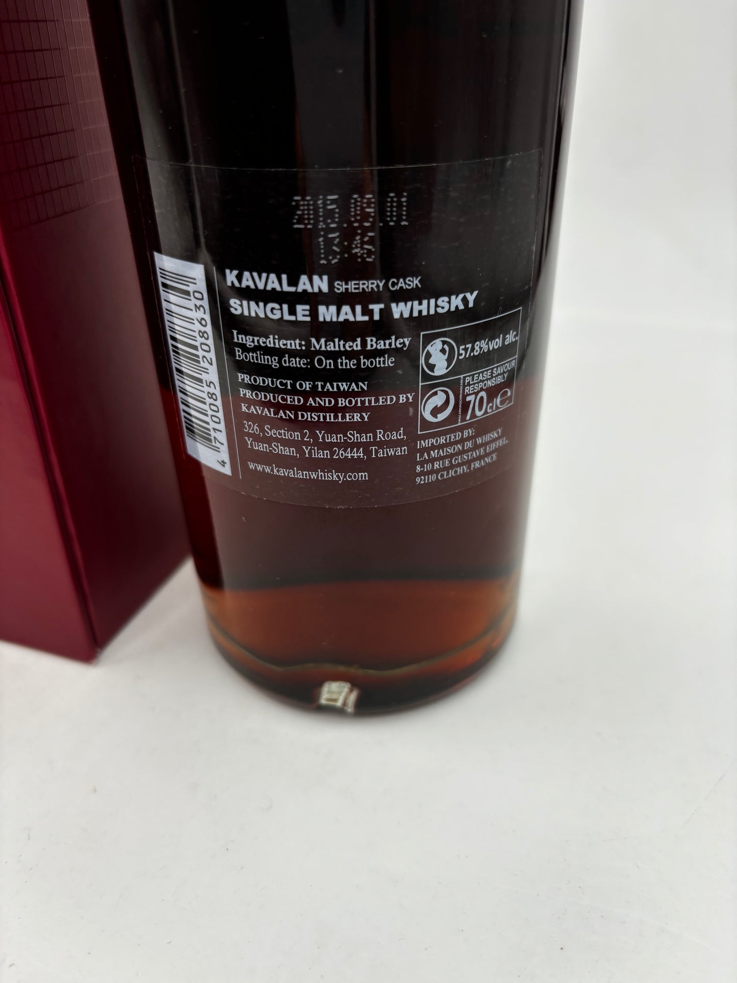 Kavalan solist, cask strenght, sherry cask