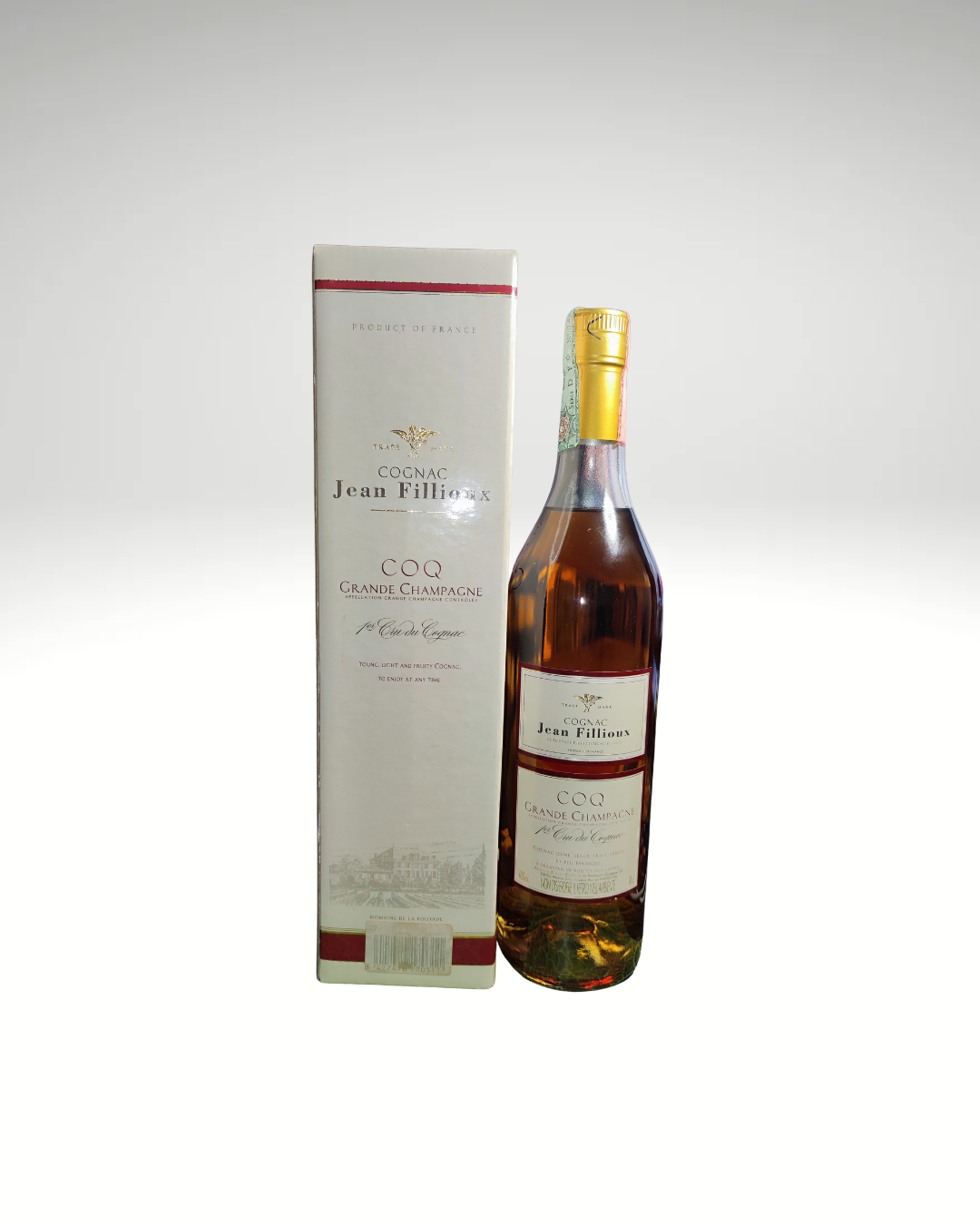 Jean Fillioux Cognac COQ Grande Champagne  con scatola