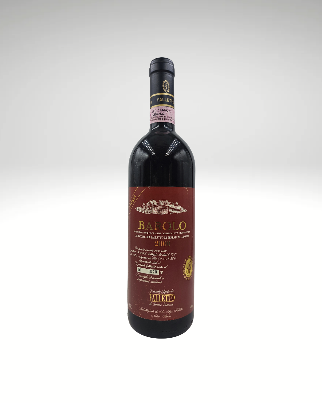 Bruno Giacosa Barolo riserva Le Rocche del Falletto 2000
