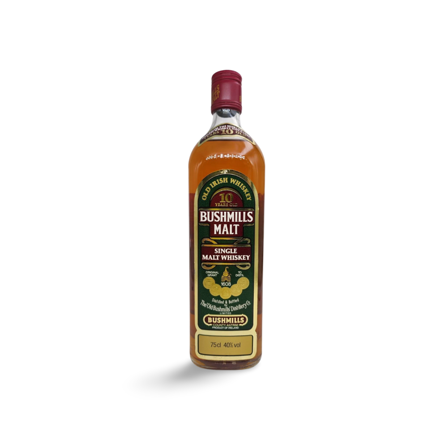 Bushmills  Old Irish Whiskey 10 years old