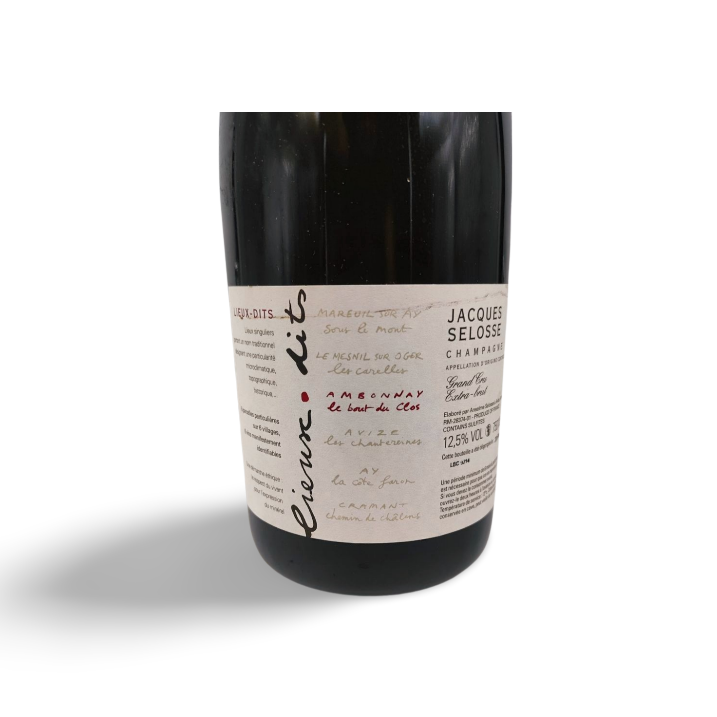 Champagne Jacques Selosse Lieux-Dits Ambonnay "Le Bout du Clos"