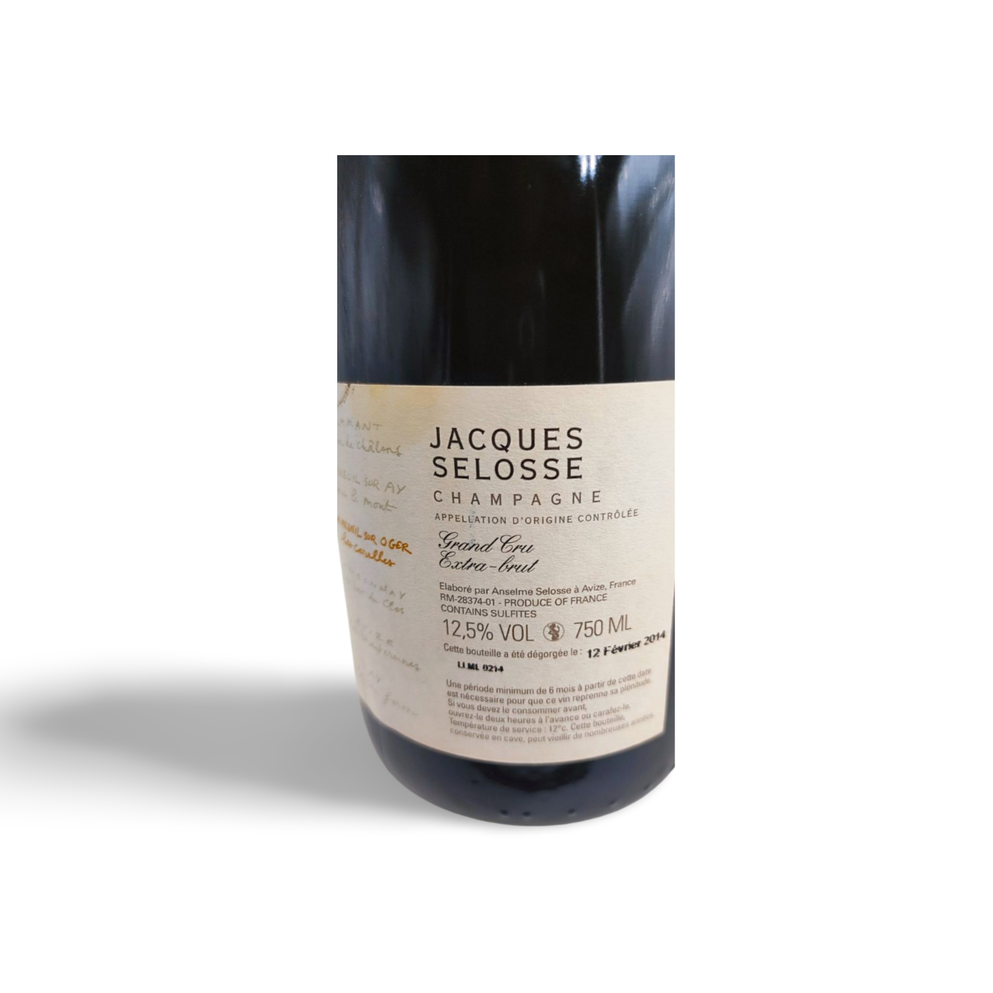 Champagne Jacques Selosse Les Mesnil sur Oger "Les Carelles"