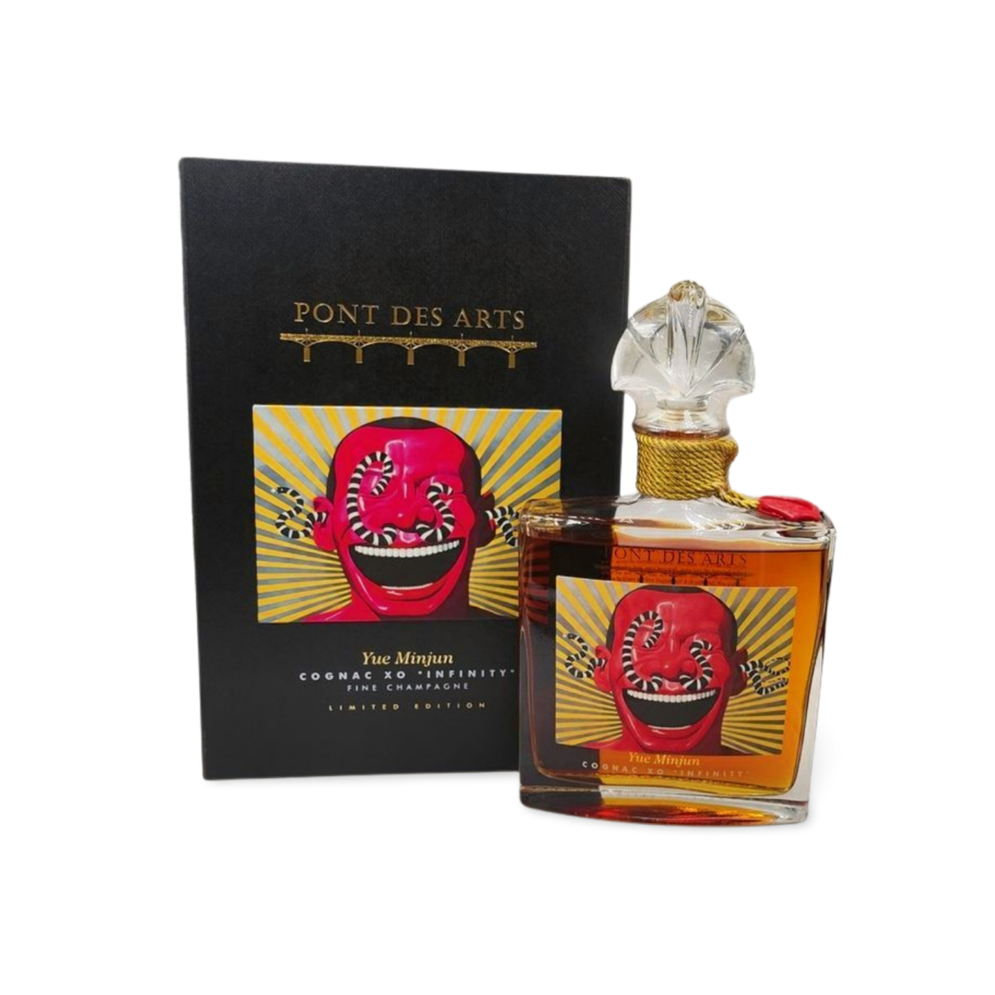 Godet Cognac xo "infinity" limited edition Pont des Arts collection