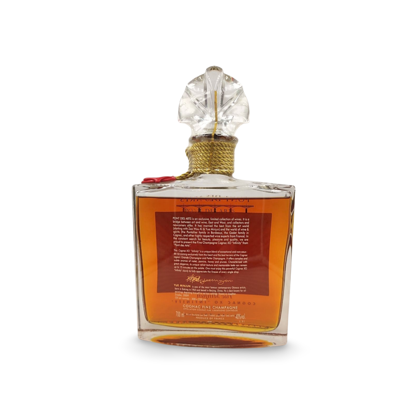 Godet Cognac xo "infinity" limited edition Pont des Arts collection