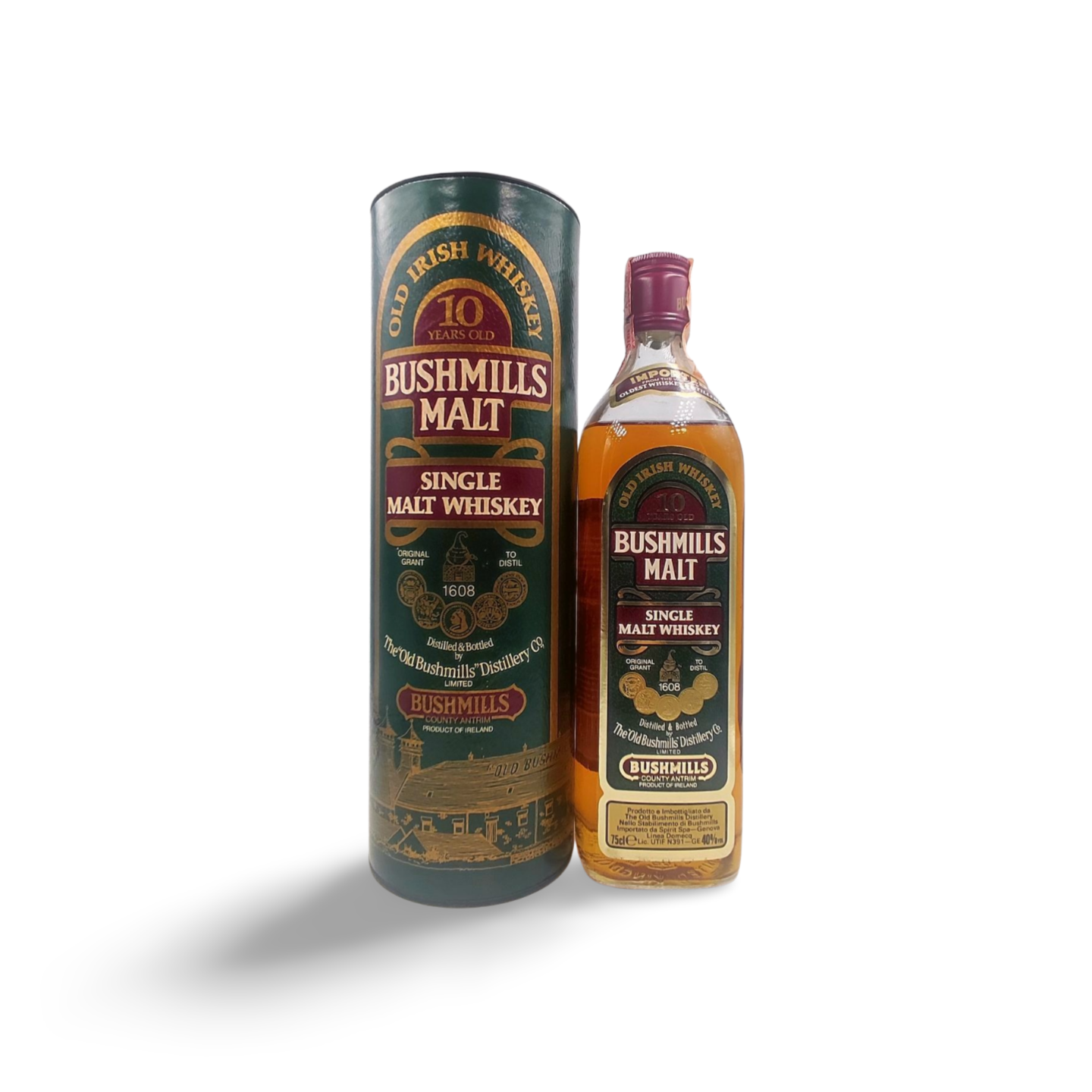 Bushmills  Old Irish Whiskey 10 years old