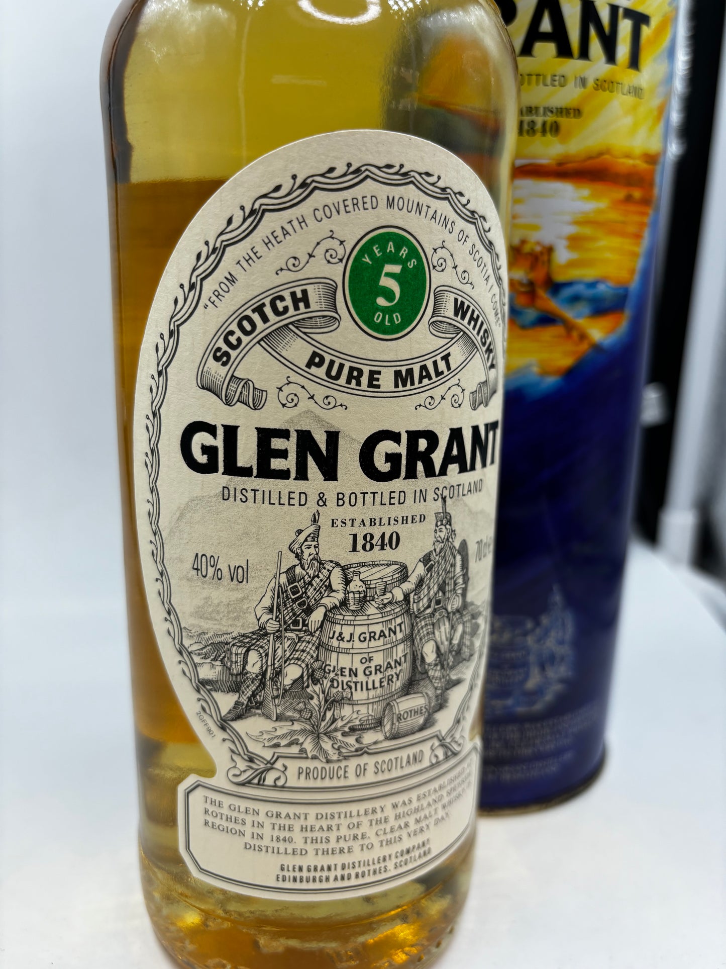 Glen Grant 5 Years Old Gift Box 1990's