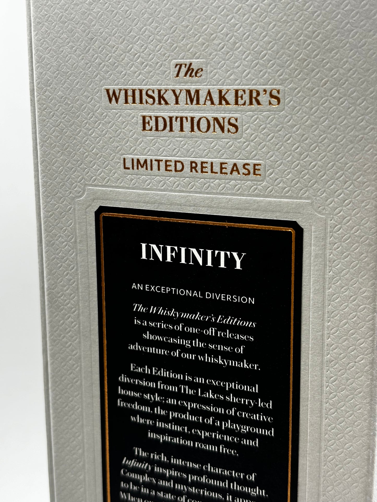 The Lakes Whisky maker's editions INFINITY