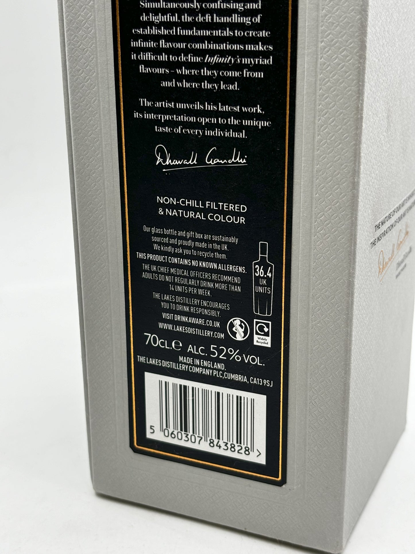 The Lakes Whisky maker's editions INFINITY