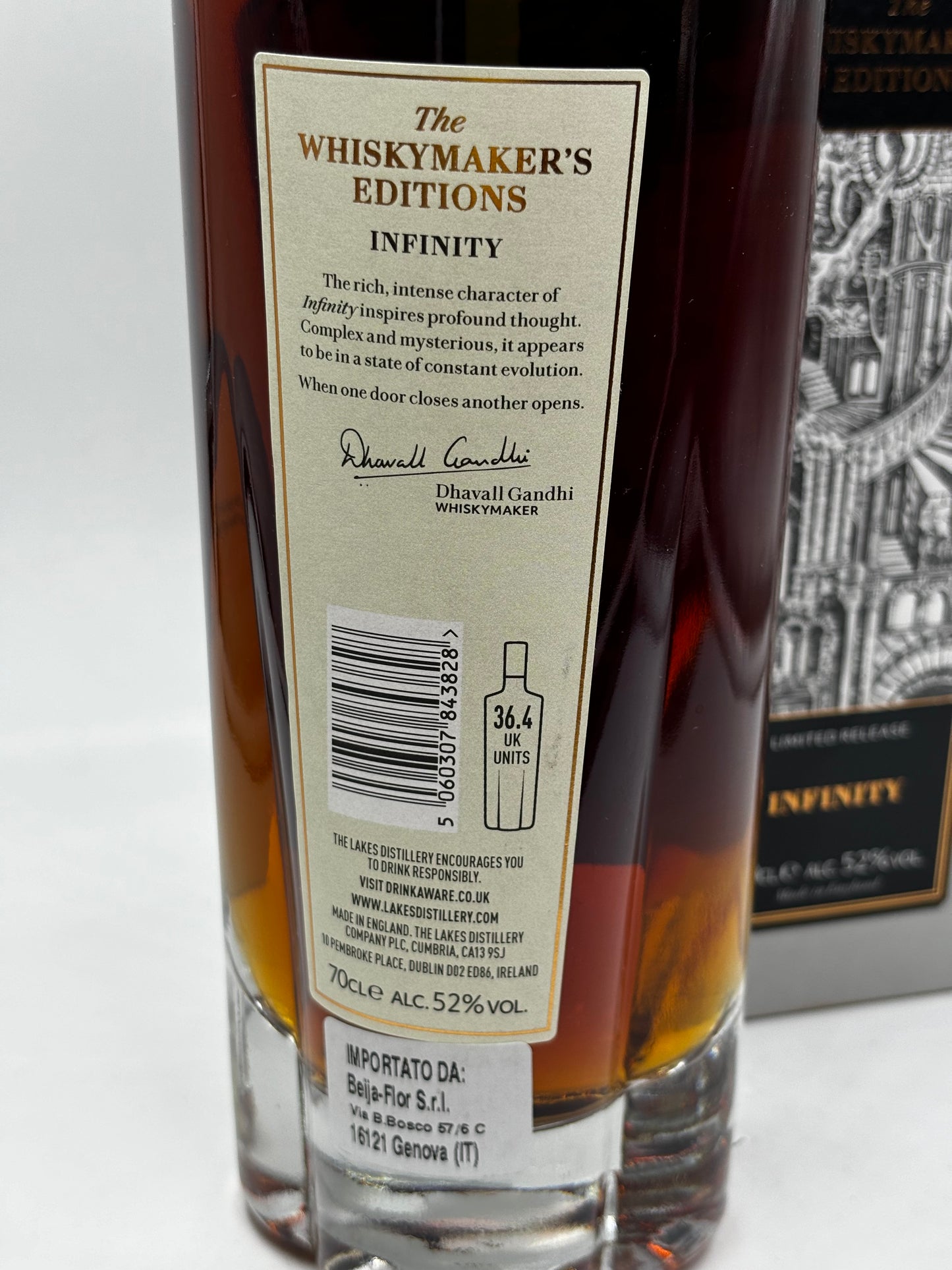 The Lakes Whisky maker's editions INFINITY