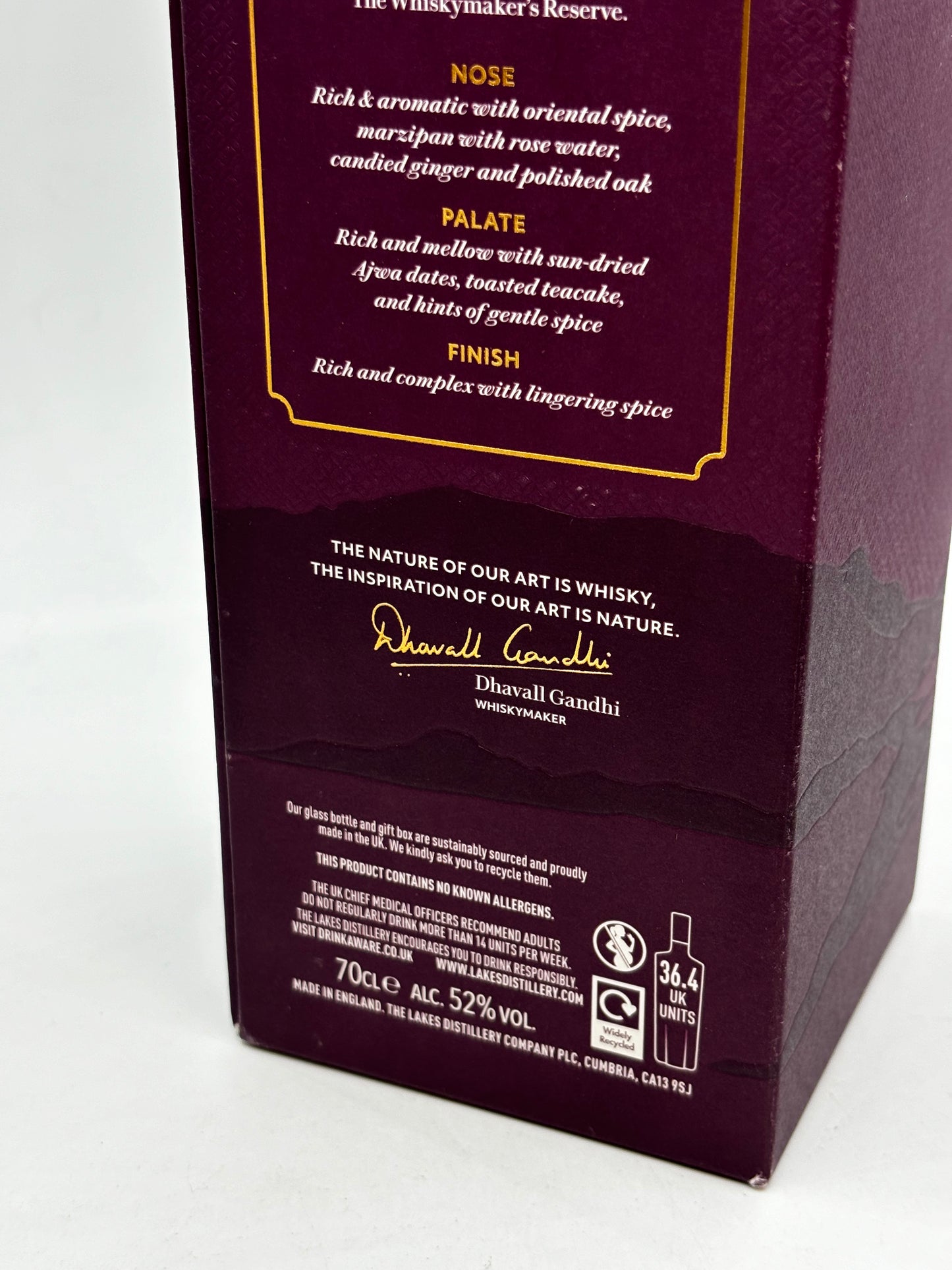 The Lakes Whisky maker's reserve n°6