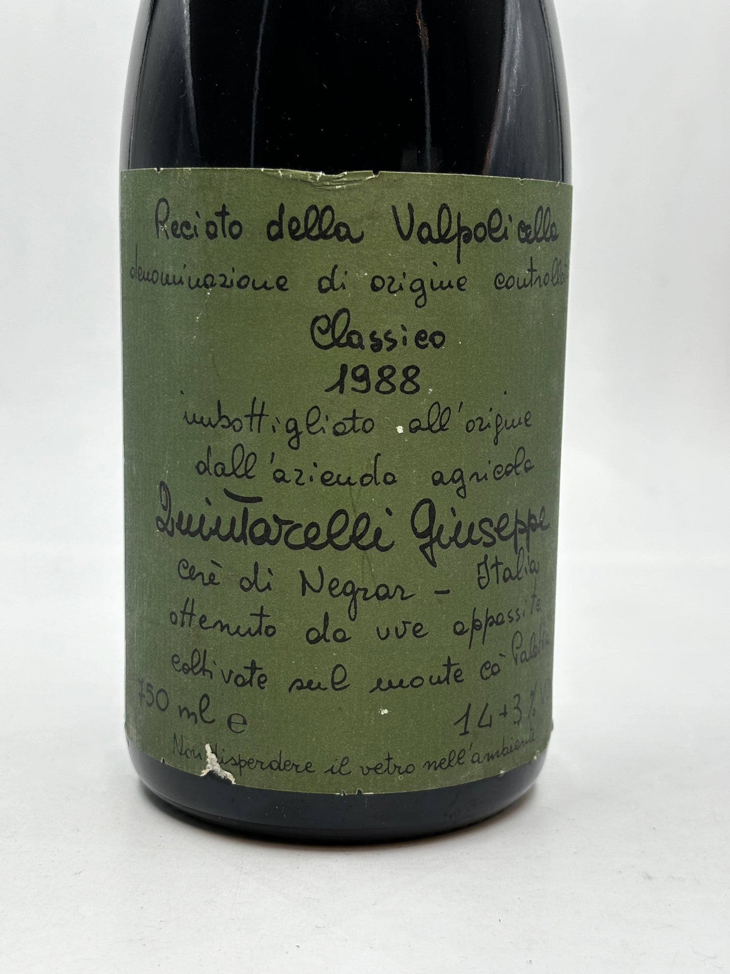 Quintarelli Giuseppe "Recioto della Valpolicella" Classico 1988