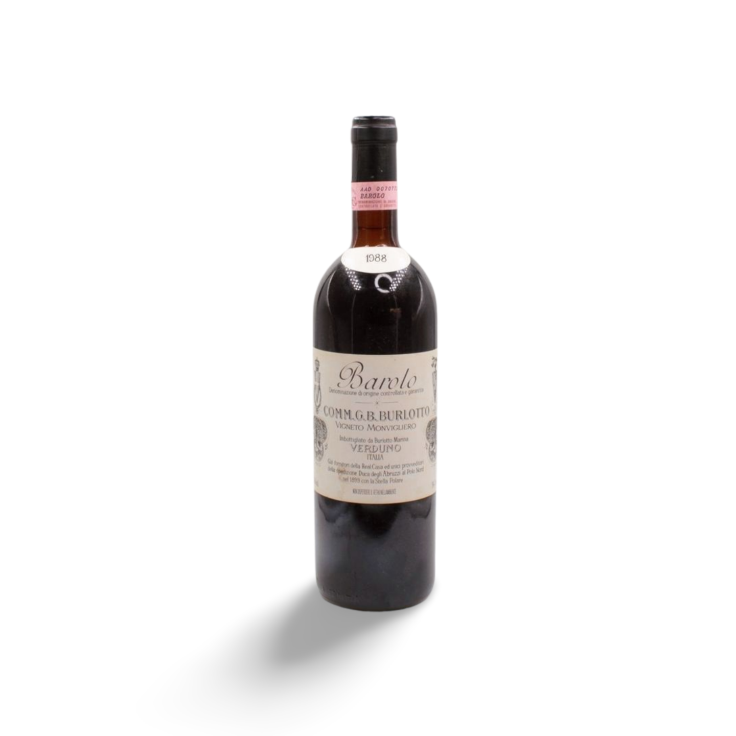 Barolo Burlotto "Vigneto Monvigliero" 1988