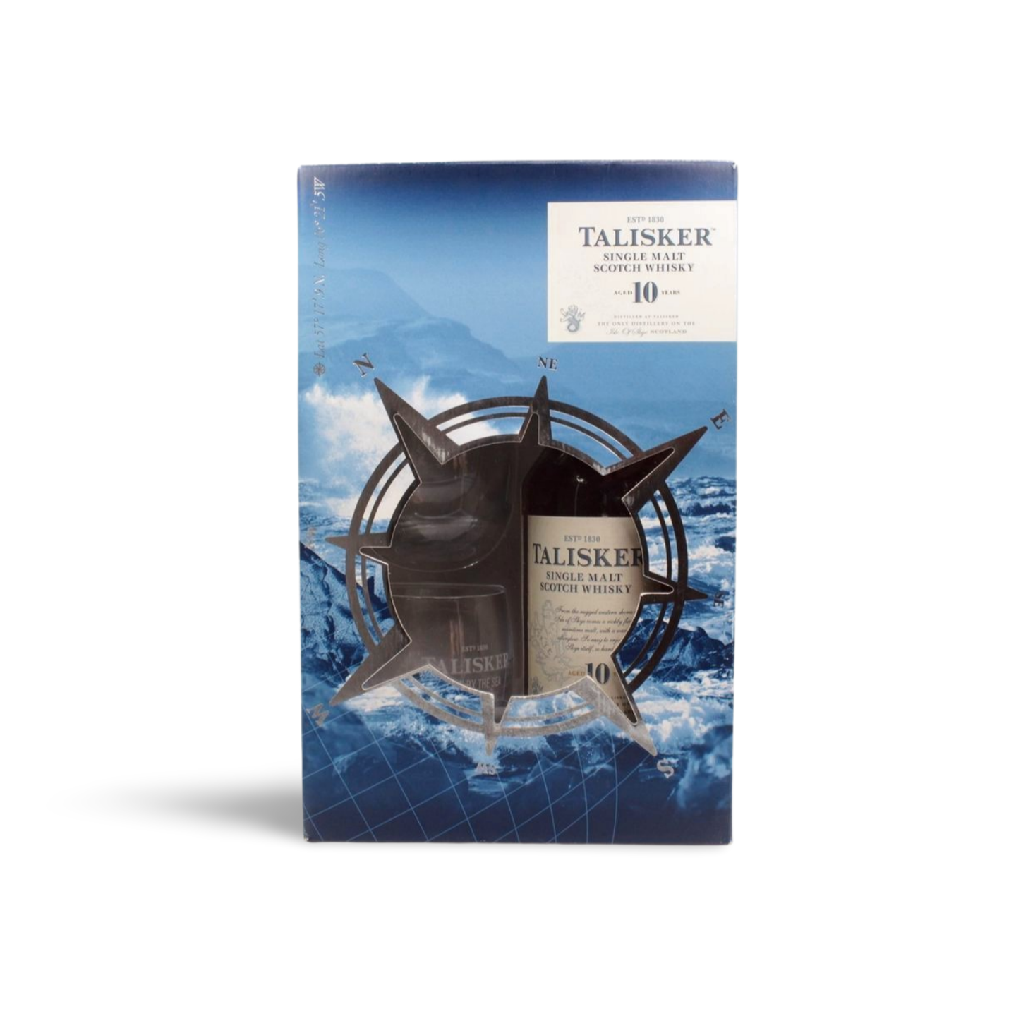 Talisker 10 years old Gift box with Glasses