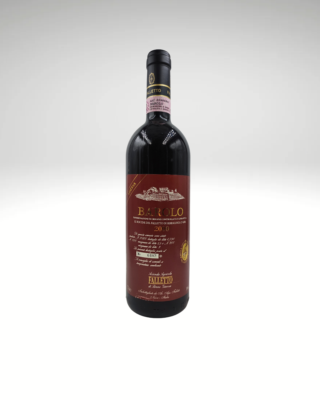 Bruno Giacosa Barolo riserva Le Rocche del Falletto 2000