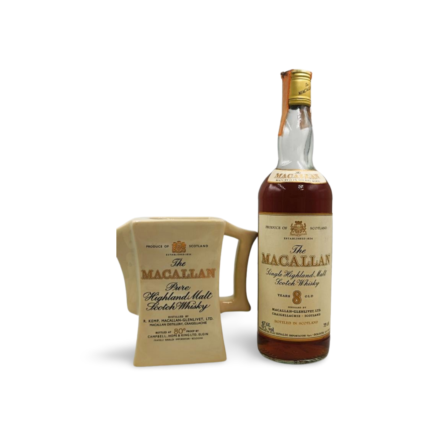 Macallan 8 years old Rinaldi import with gift box