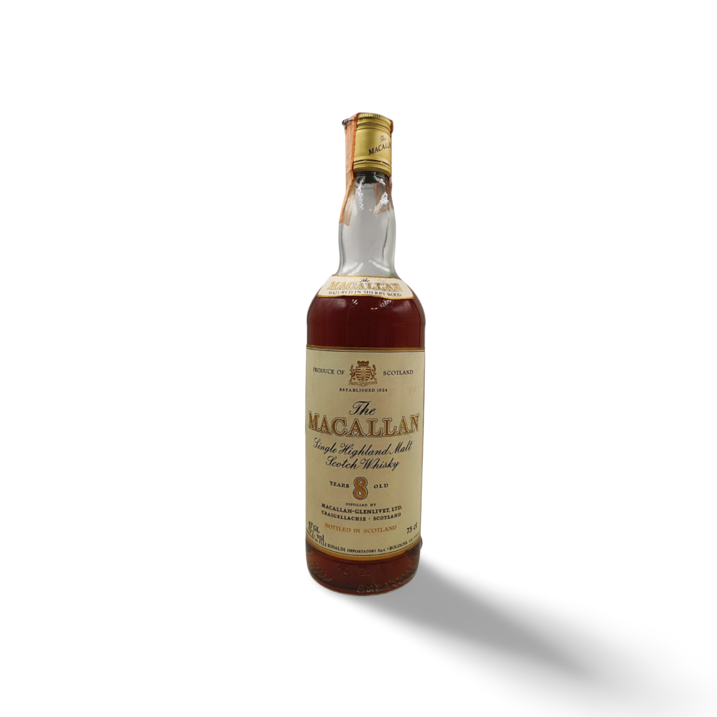 Macallan 8 years old Rinaldi import with gift box
