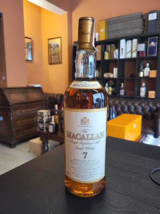 Macallan 7 years old Maxxium import
