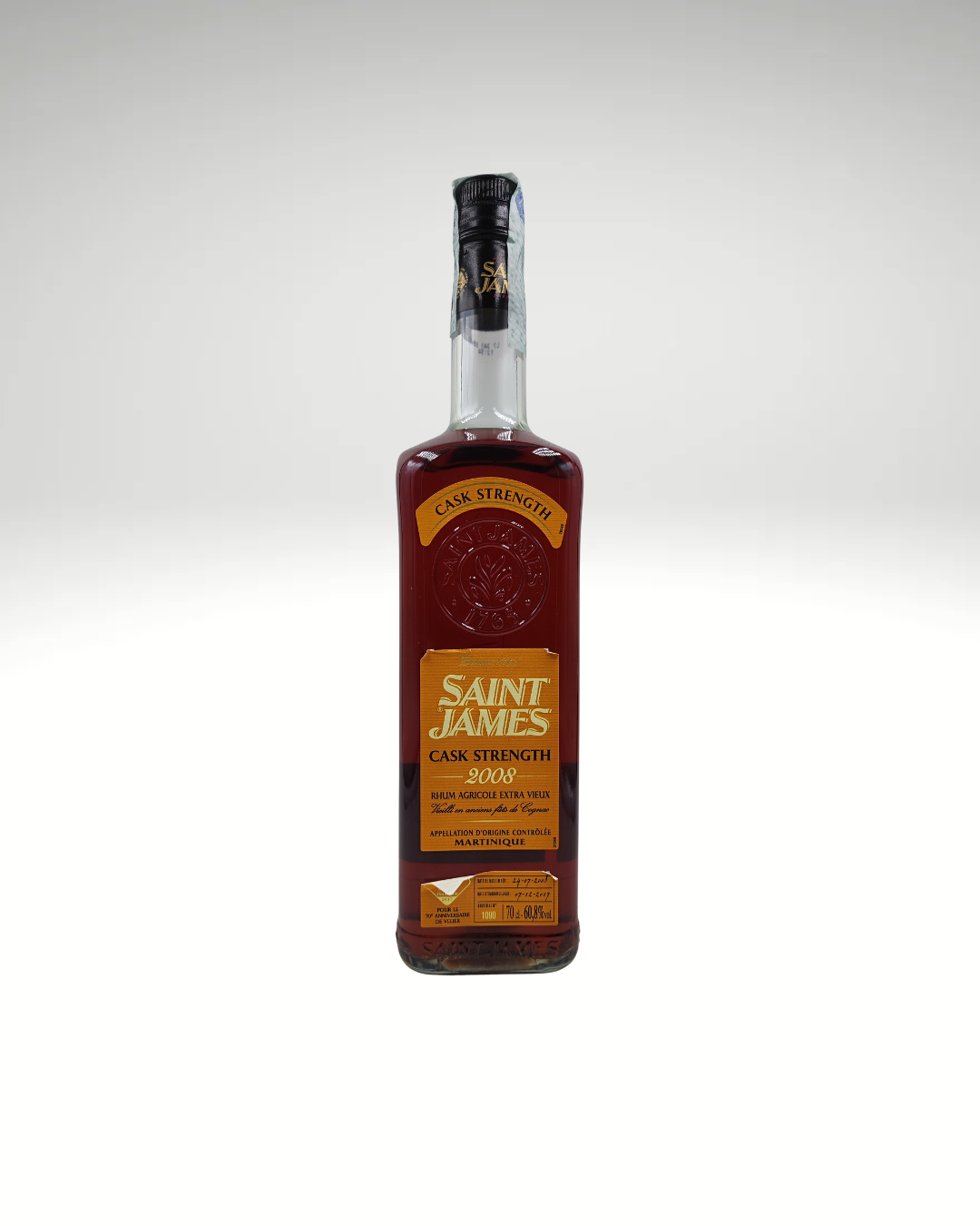Saint James rhum 2008 con scatola