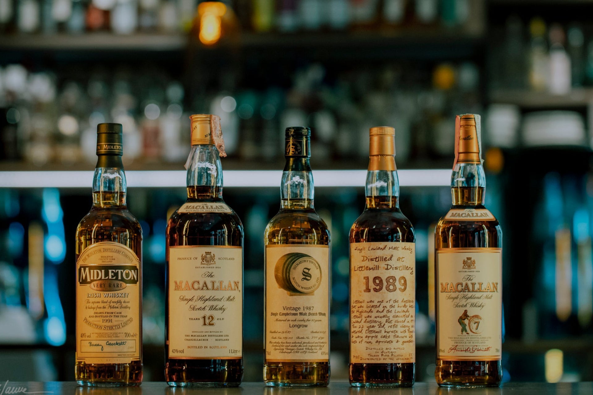 whisky rari e intage come macallan e midleton